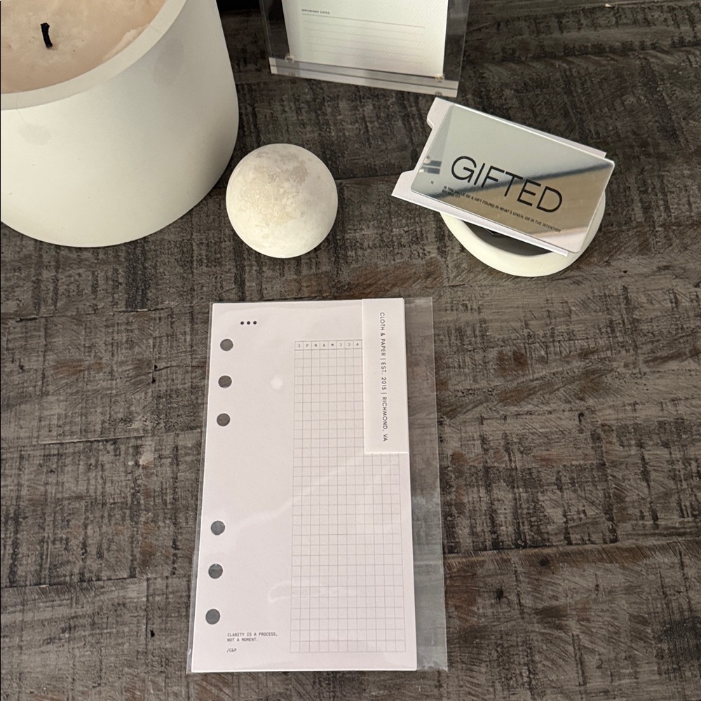 🏷️ NWT Cloth & Paper Mindful Moments Dashboard | Personal size